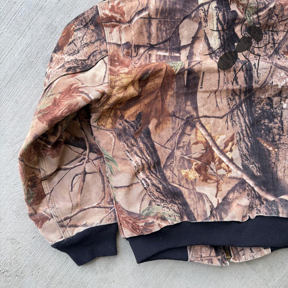 Carhartt YOUTH YJ220 CAP realtree camo hooded work wear jacket - Picture 7 of 8